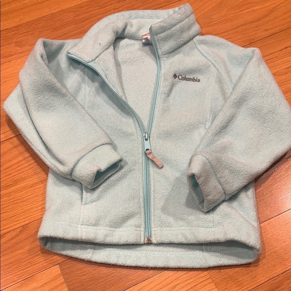 Columbia Soft Sky Blue Fleece Jacket
